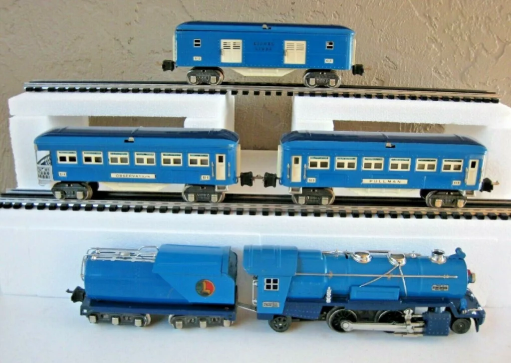Lionel TRAIN SET Blue Comet 263E Engine & Tender