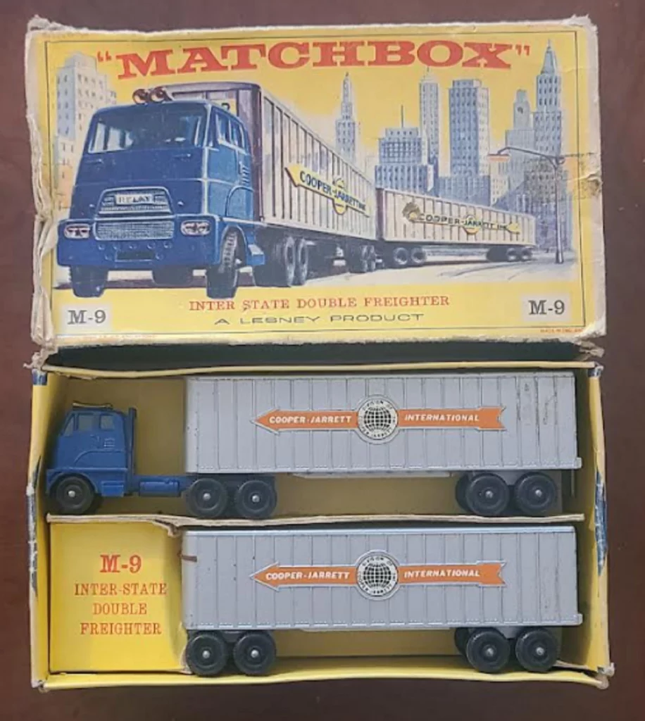 MATCHBOX LESNEY M-9 VEHICLE + BOX