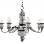 Important and Monumental Georg Jensen Chandelier