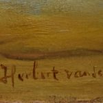 Herbert van der Poll (1877-1963) Oil Painting King Charles Spaniel