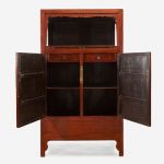 A Chinese Huanghuali and hardwood display cabinet, Lianggegui 19th/20th Century with later alterations