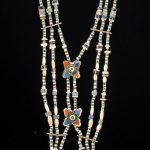 Bactrian Stone & Shell Bead Necklace, ex-Christie