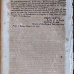 Antique Resolutions Delaware Against Slavery, 1833