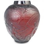 Rene Lalique "Archers" Glass Vase