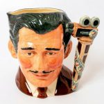 Royal Doulton Lg Character Jug, Clark Gable, Design Sample