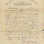 Very Rare Civil War Document with 4 Signatures, 1864