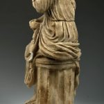 Tall / Elegant 18th C. Rococo Marble Statue of Goddess