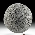 Large 17th C. Hawaiian Stone Game Sphere for Balancing