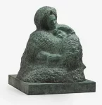 Auguste Rodin (French, 1840-1917) M?re et Fille Mourante (Mrs. Merrill and her Daughter Sally)