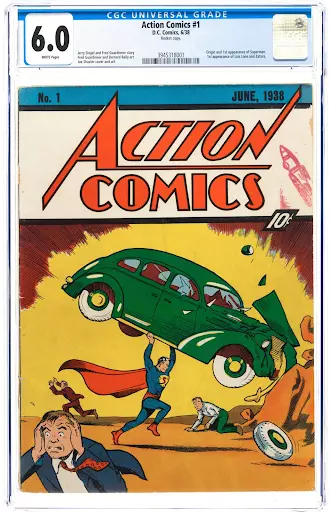 Action Comics #1. Image courtesy of Goldin.