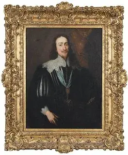 Portrait of King Charles I, Studio of Anthony Van Dyck