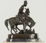 Yevgeny Lanceray (after), large cossack bronze