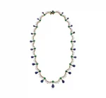 Oscar Heyman & Brothers Sapphire, Emerald And Diamond Necklace