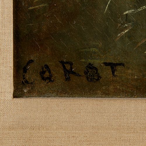 Jean-Baptiste-Camille Corot (French, 1796?1875) Le Rappel des Vaches