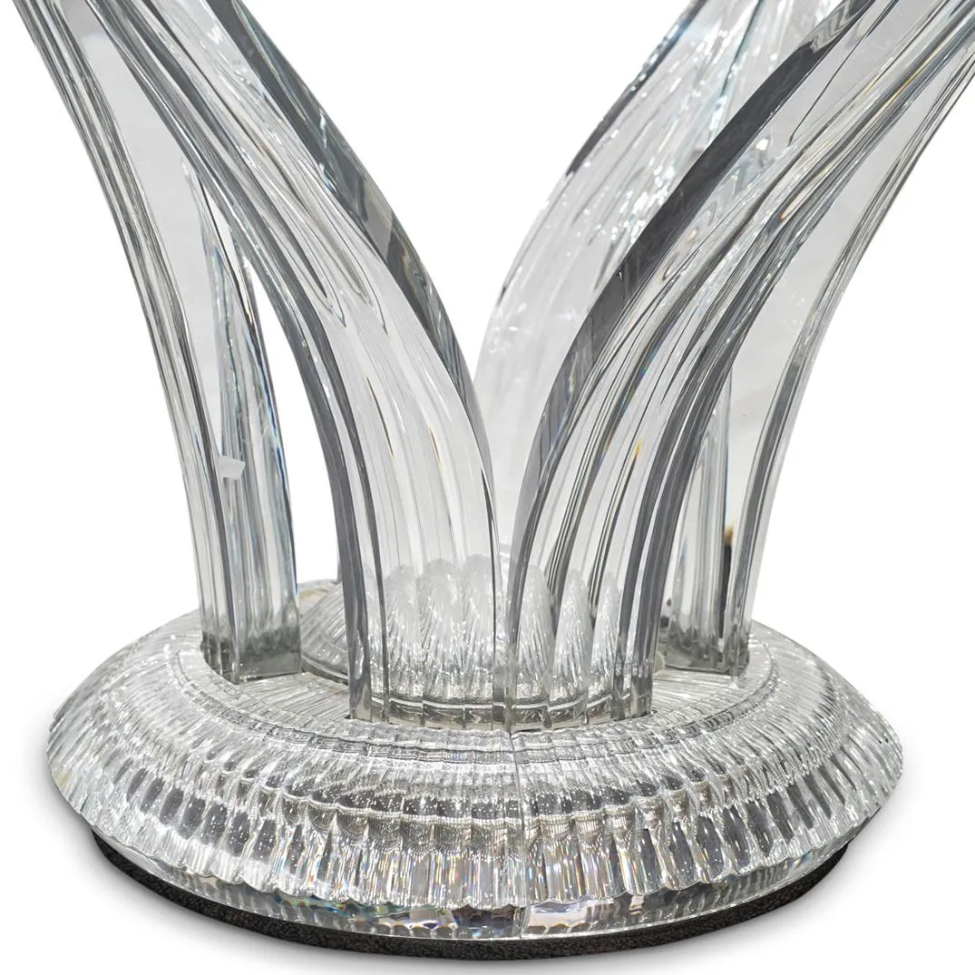 Baccarat Crystal Table "Lyre" by Thierry Lecoule