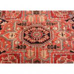 OVERSIZED ANTIQUE PERSIAN HERIZ SERAPI RUG. 20 FT 6 IN X 13 FT 6 IN (6.25 M X 4.11 M)