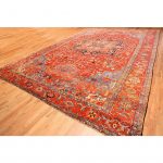 OVERSIZED ANTIQUE PERSIAN HERIZ SERAPI RUG. 20 FT 6 IN X 13 FT 6 IN (6.25 M X 4.11 M)