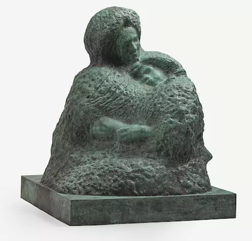 Auguste Rodin, Mère et Fille Mourante (Mrs. Merrill and her Daughter Sally), 1908-10. Image courtesy of Freeman’s.