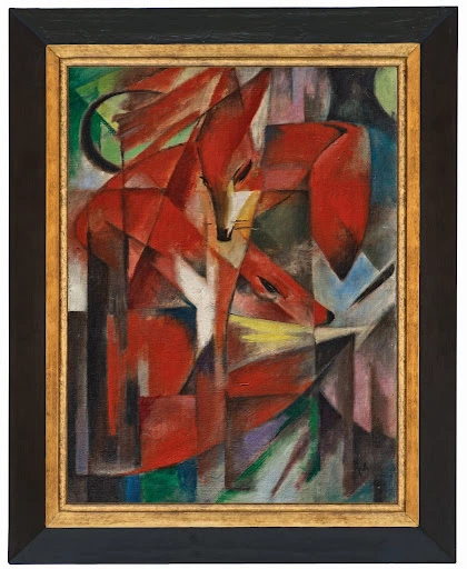 Franz Marc, The Foxes, 1913. Image courtesy of Christie’s.