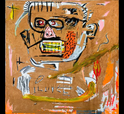 Jean-Michel Basquiat, Il Duce, 1983. Image courtesy of Christie’s.