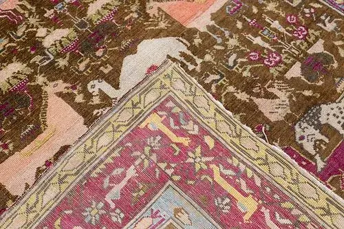Fine Antique Turkish Silk Rug, 3’6” x 5’1”