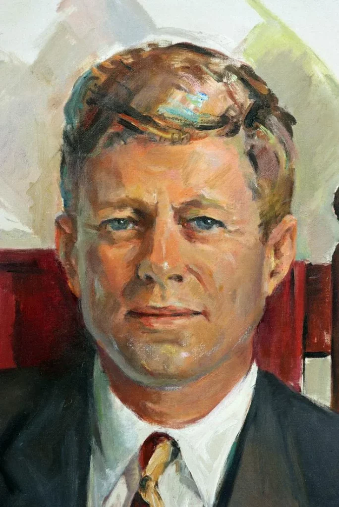 1962 William Draper Portait of John F. Kennedy