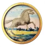 ONE OF THE 4 RAREST BUTTONS IN THIS AUCTION-HORSE