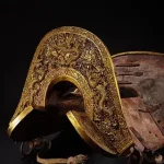 Qing: A Gilt Bronze Imperial Horse Saddle