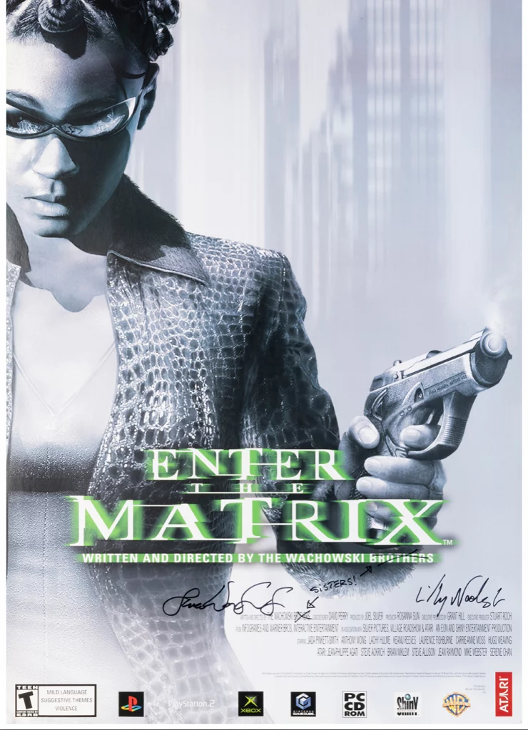 5 Signed Enter the Matrix Posters