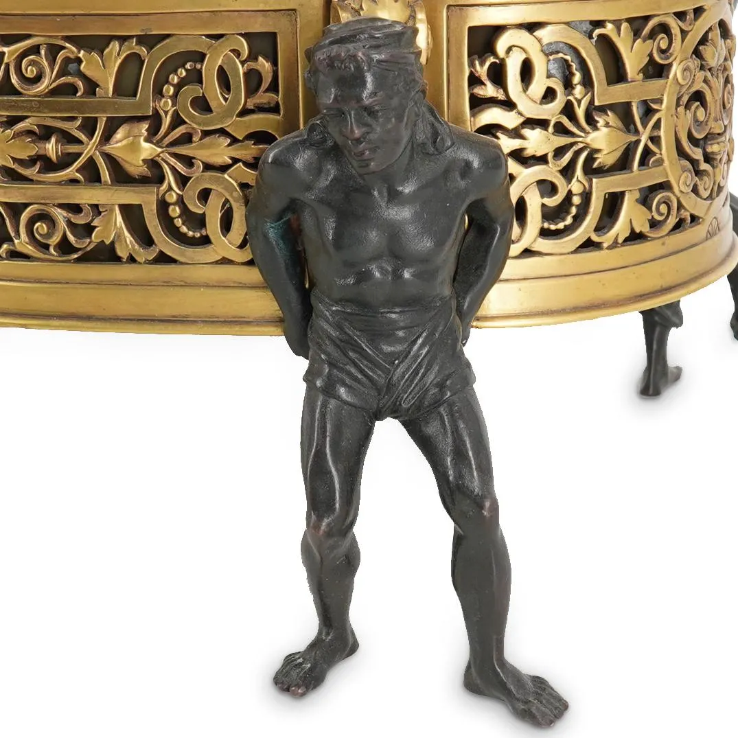 Antique French Bronze Blackamoor Jardiner