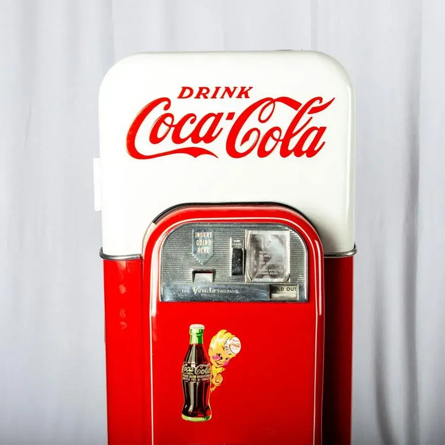 Vintage Vendo Coca Cola Coin Operated Machine