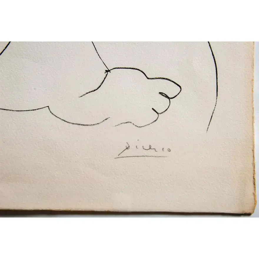 Pablo Picasso (Spain, 1881-1973) Signed Lithograph