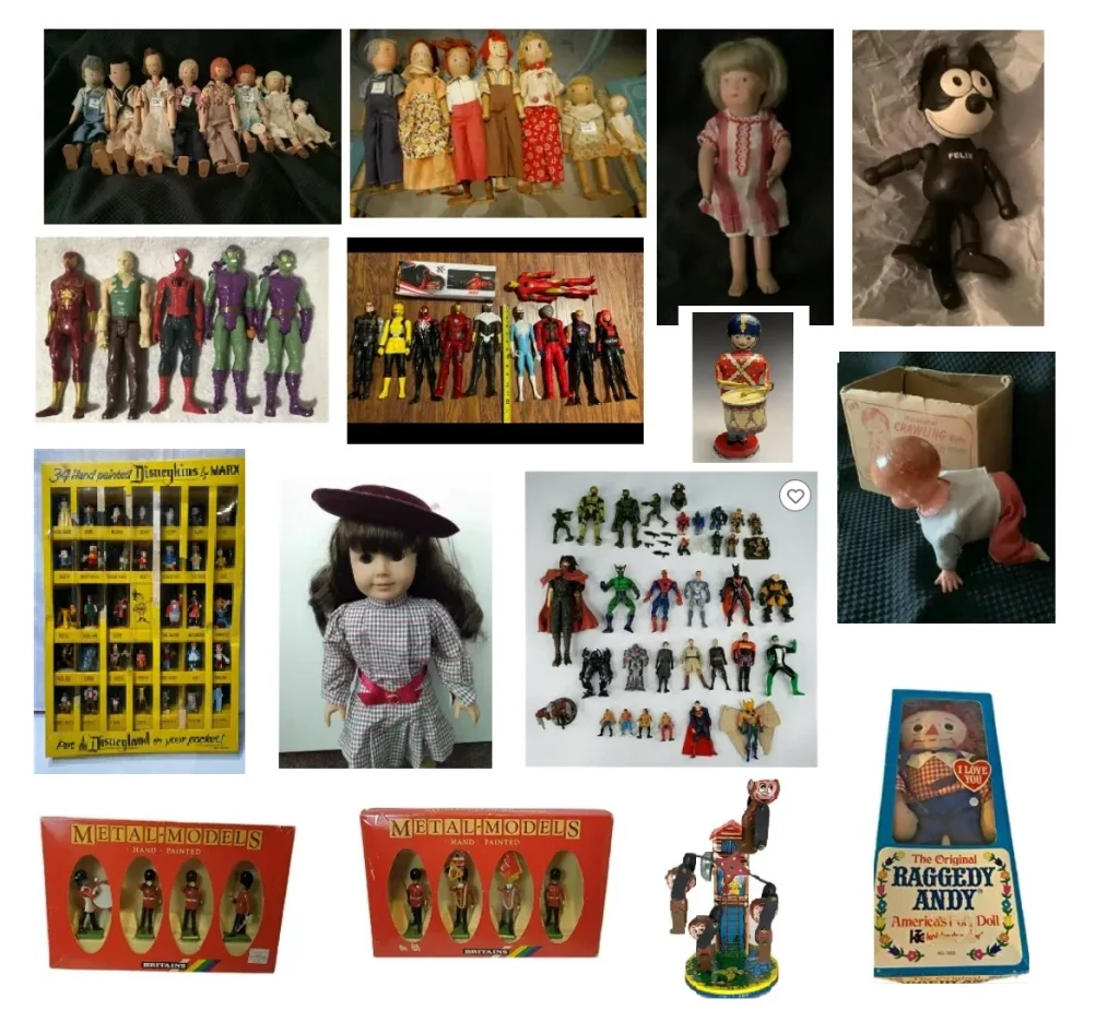 Collectible Lots Of Dolls And Characters On May 8th, 2022 By SJ Auctioneers