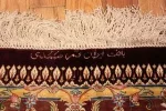 Silk Vintage Persian Qum Rug 12 ft 10 in x 9 ft 2 in (3.91 m x 2.79 m)