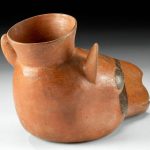 Inca Redware Vessel Camelid Form