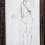 Antique Original Drawing Nude ASHCAN SCHOOL, New York