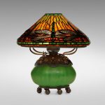 Tiffany Studios, Dragonfly table lamp
