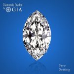 10.10 ct, D/VS1, Marquise cut Diamond. Unmounted. Appraised Value: $2,651,200