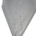 Lalique "Heliconia" Crystal Wall Sconces