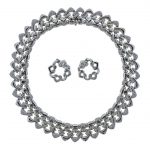 Bvlgari Bulgari 18k Gold Diamond Necklace Earrings Suite