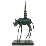 Salvador Dali (1904-1989) "Rhinoceros Cosmique" Bronze