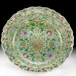 Ornate 19th C. Chinese Qing Porcelain Bowl