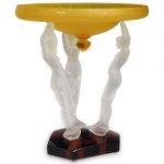 Steuben "Diving Lady" Figural Centerpiece Bowl