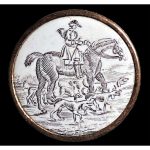 One Of The Two Rarest 18th C. Buttons In The Auction