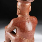 Colima Terracotta Cacique Elder Vessel, Ex-Hollywood