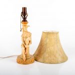Doulton Burslem Vellum Figurine Lamp, Jester
