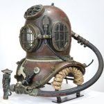 Incredible 1900s A.J. Morse Diving Helmet w/ History
