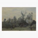 Jean-Baptiste-Camille Corot (French, 1796?1875) Paysannes ? la Cueillette
