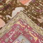 Fine Antique Turkish Silk Rug, 3’6” x 5’1”