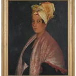 Rare Early Creole Portrait